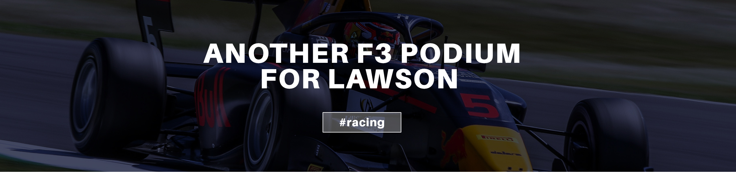 Another F3 podium for Lawson 